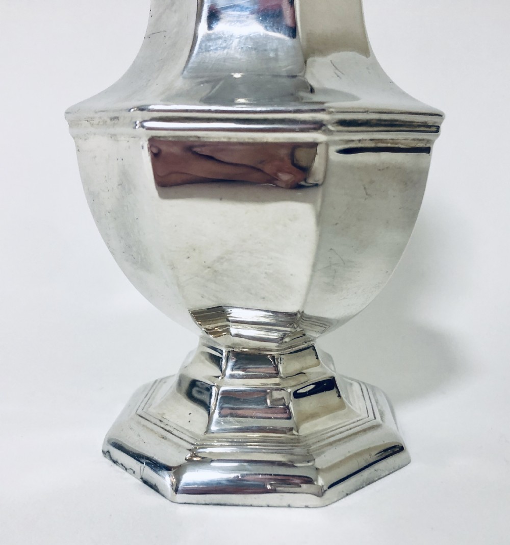 Antique Solid Silver Sugar Shaker Caster View III
