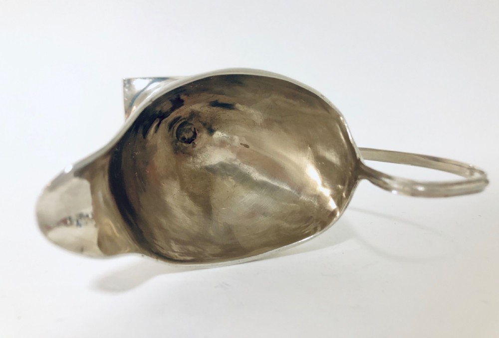18th Century Georgian Solid Silver Cream Jug View XI