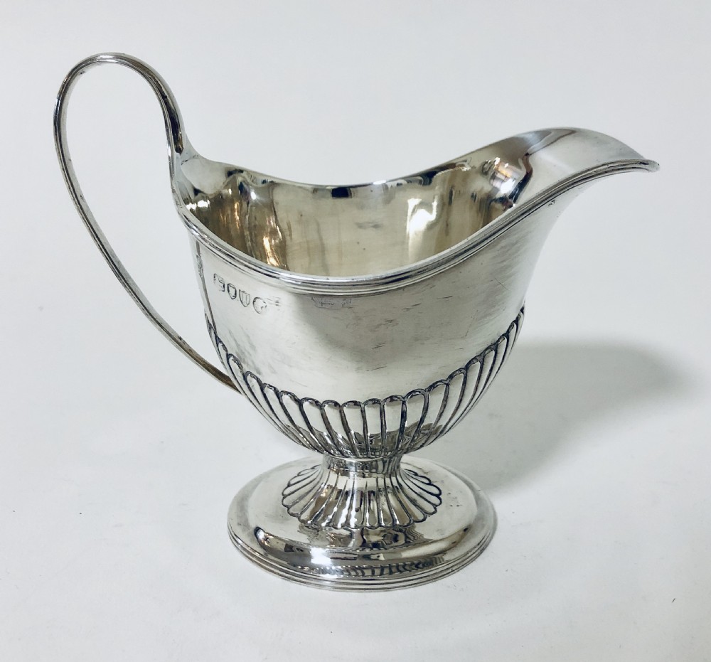 Victorian Solid Silver Cream Milk Jug View IV
