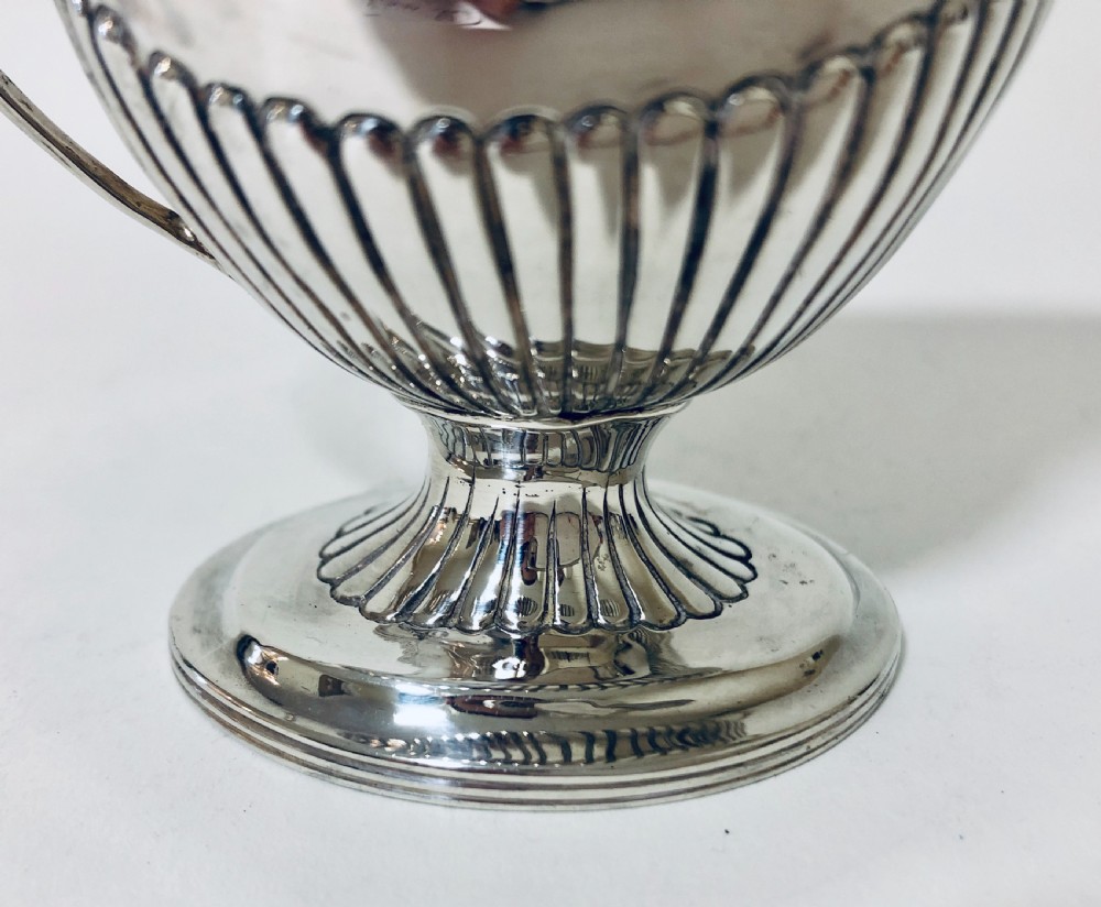 Victorian Solid Silver Cream Milk Jug View VII