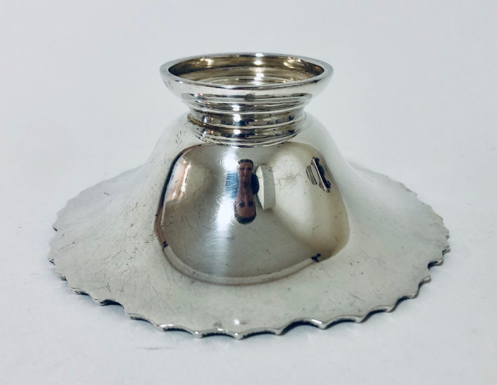 Small Antique Solid Silver Bowl Dish View VI