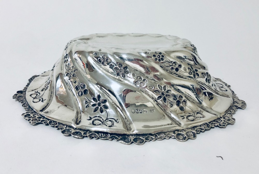 Large Victorian Solid Silver Dish Bowl View IX