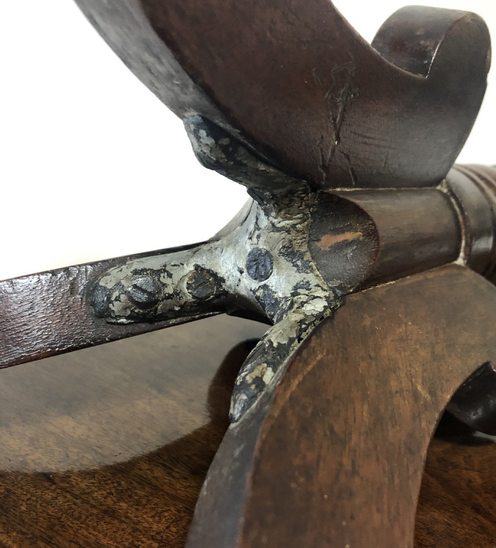 Antique Regency Mahogany Wine Table View IX