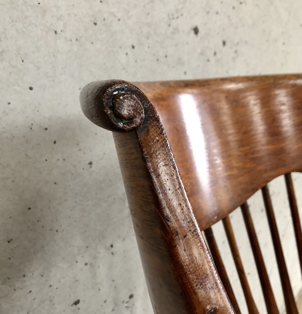 Antique Oak Desk Chair  View VIII
