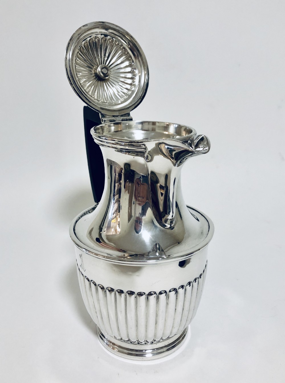 Antique Solid Silver Coffee Pot  View XI