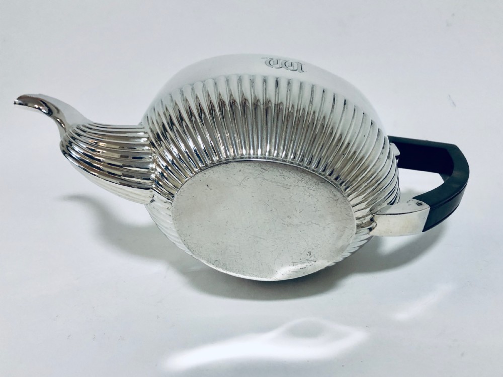Antique Solid Sterling Silver Tea Set View XI