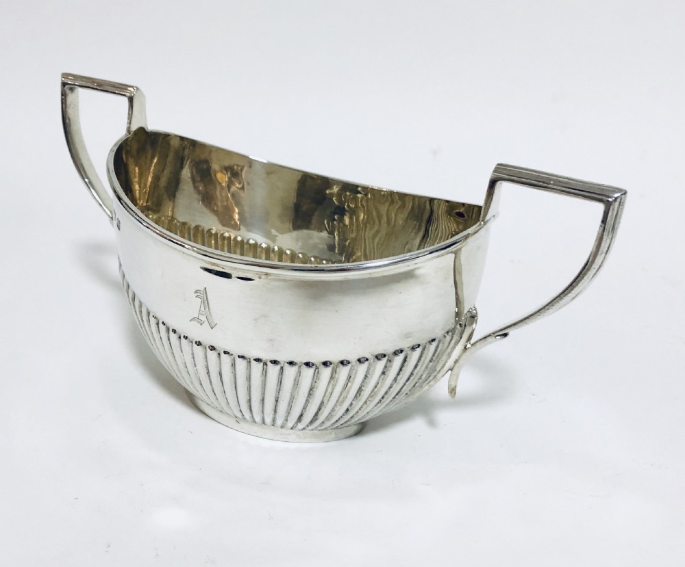 Antique Solid Sterling Silver Tea Set View XVIII