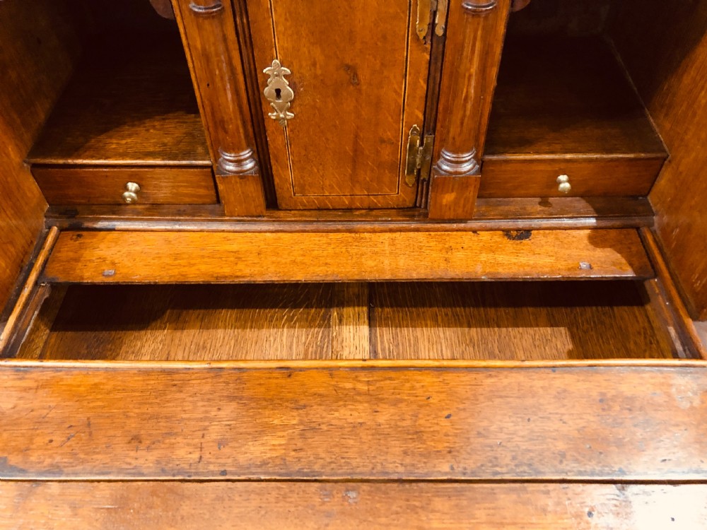 Antique Georgian Oak Bureau View XII