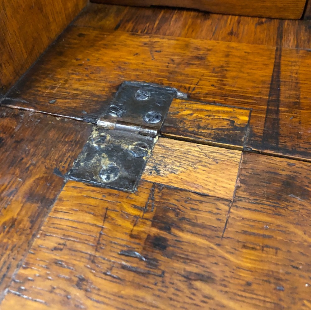 Antique Georgian Oak Bureau View XIII