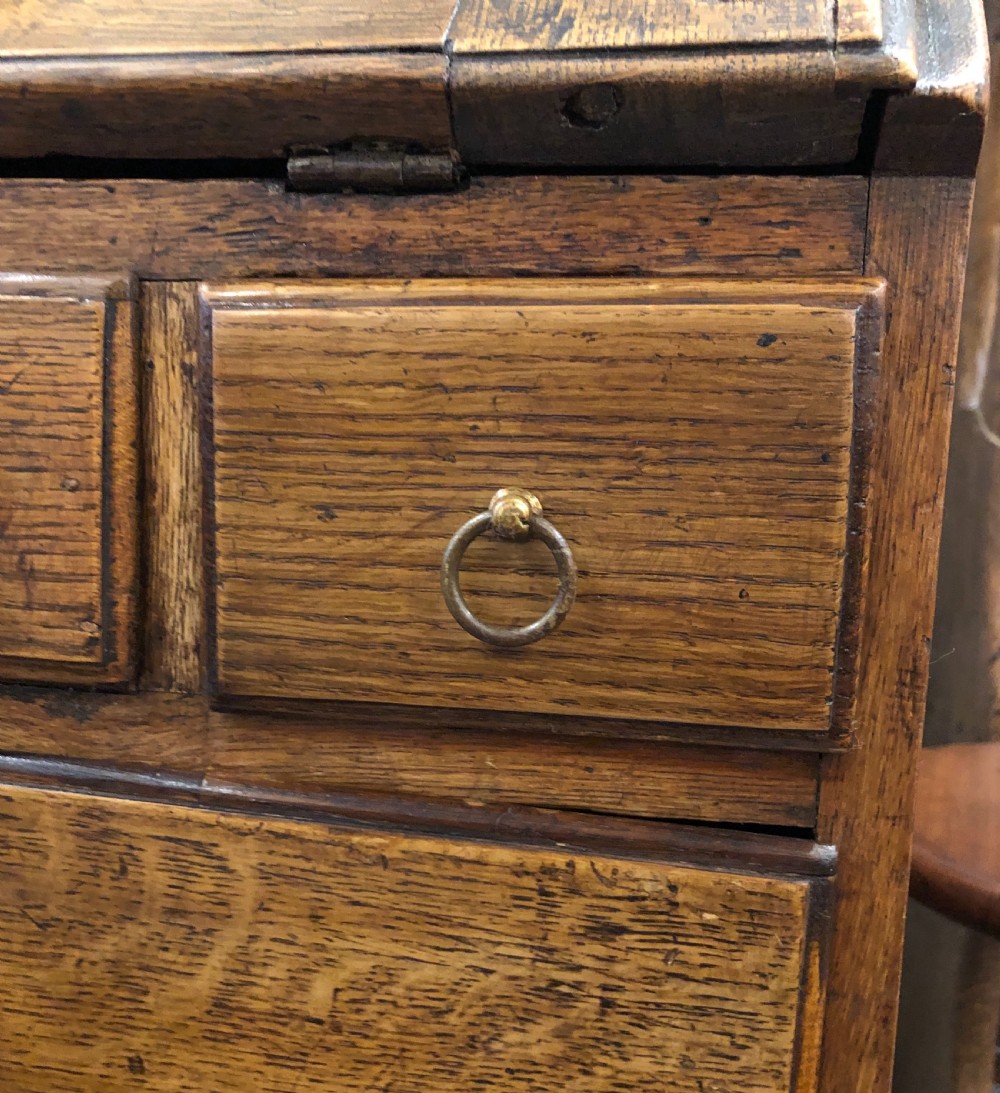 Antique Georgian Oak Bureau View XIV