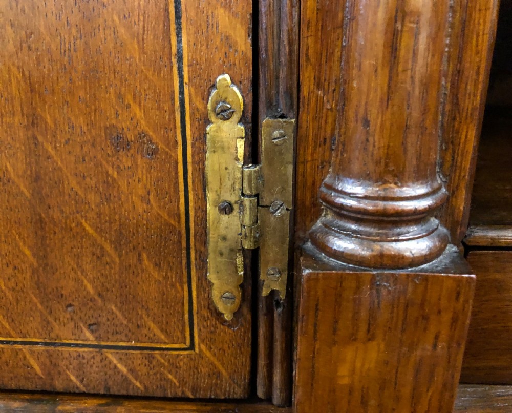 Antique Georgian Oak Bureau View XVII