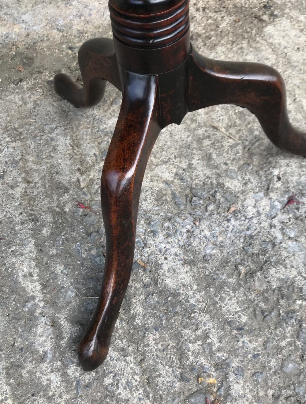 Georgian Mahogany Tilt Top Occasional Table View IV