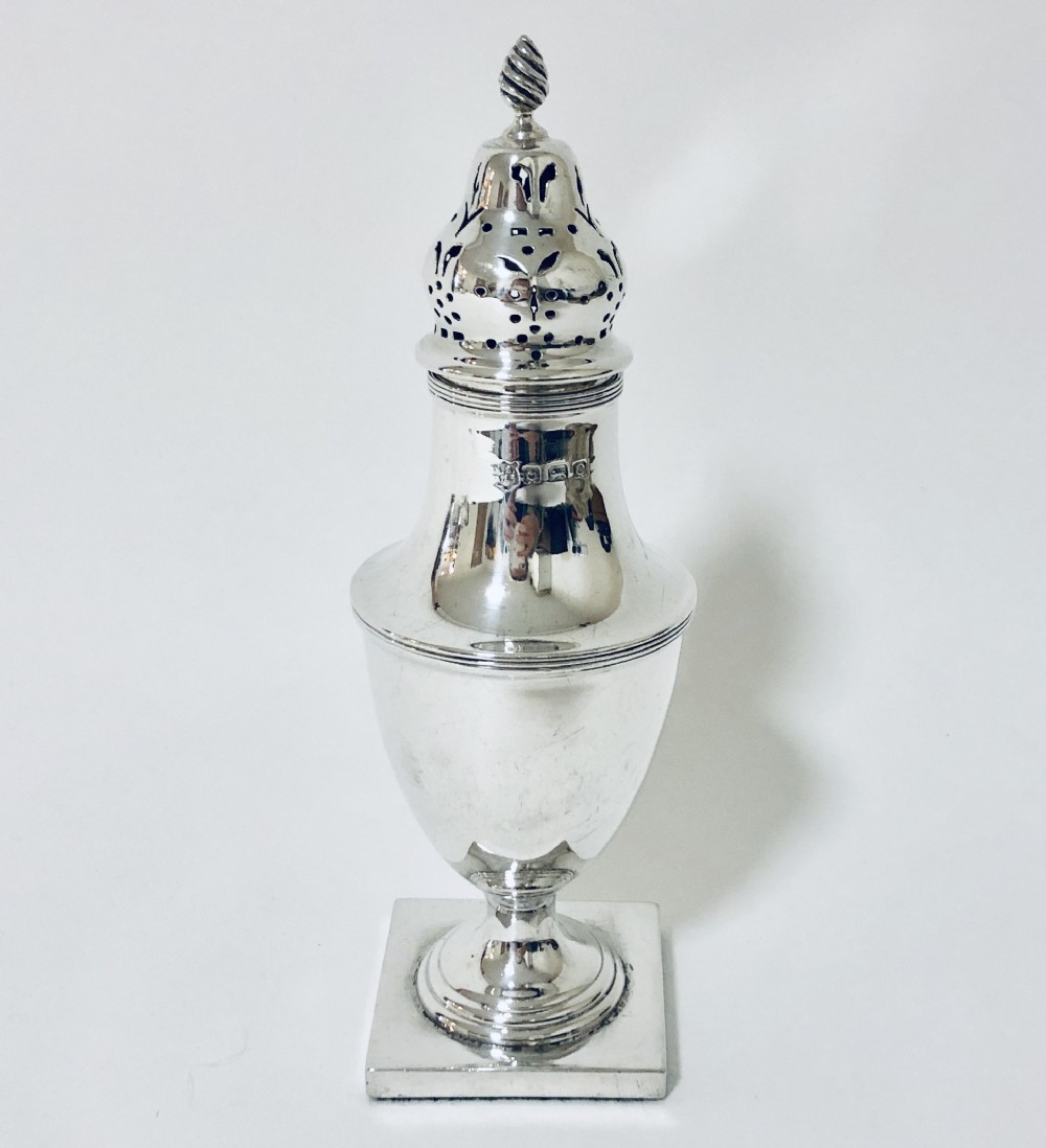 Antique Solid Sterling Silver Sugar Shaker Caster