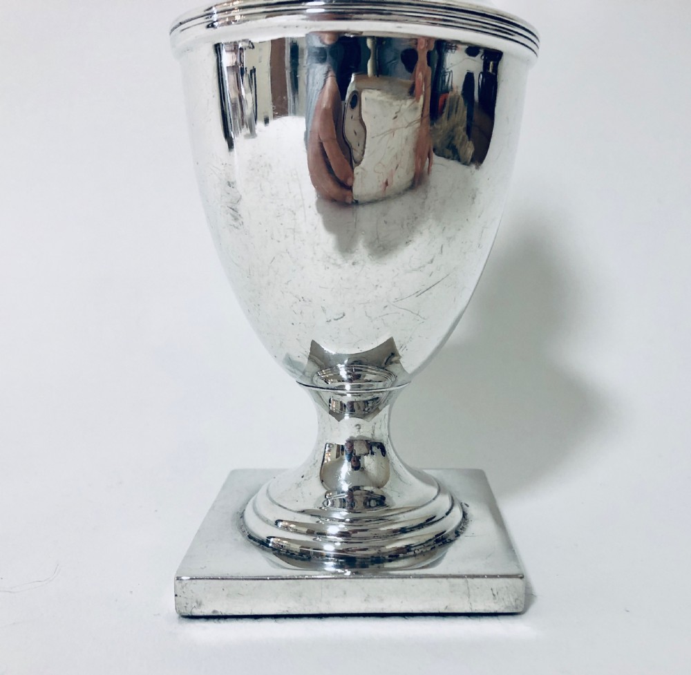 Antique Solid Sterling Silver Sugar Shaker Caster View III