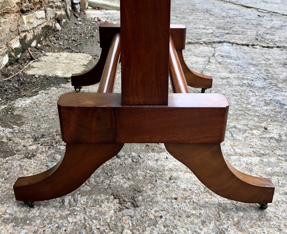 Large Antique Mahogany Framed Cheval Mirror View XII
