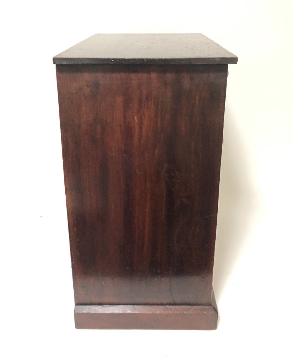 Antique Pine Tabletop Specimen Collectors Cabinet View II