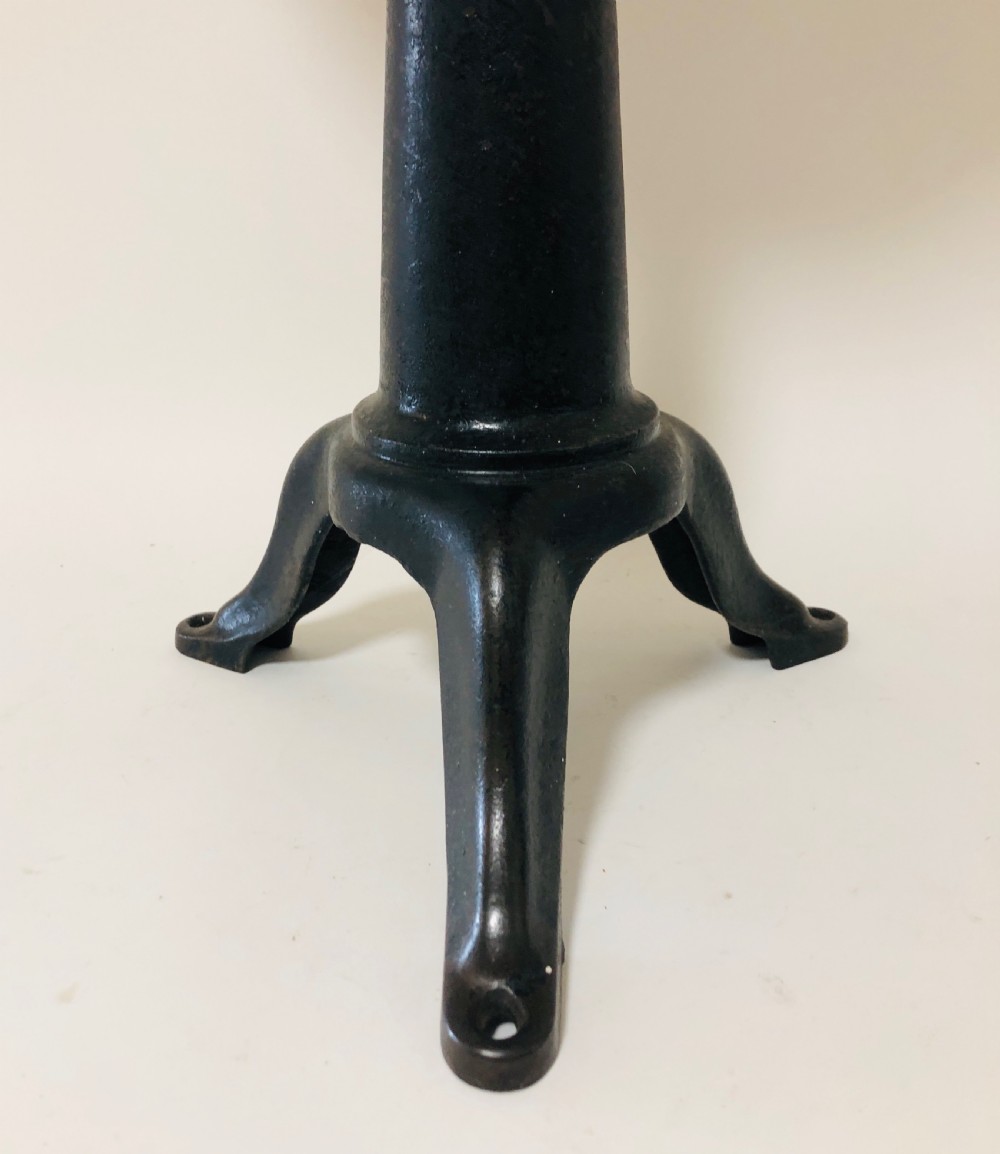 Original Antique Industrial Factory Sewing Machinists Stool View VI