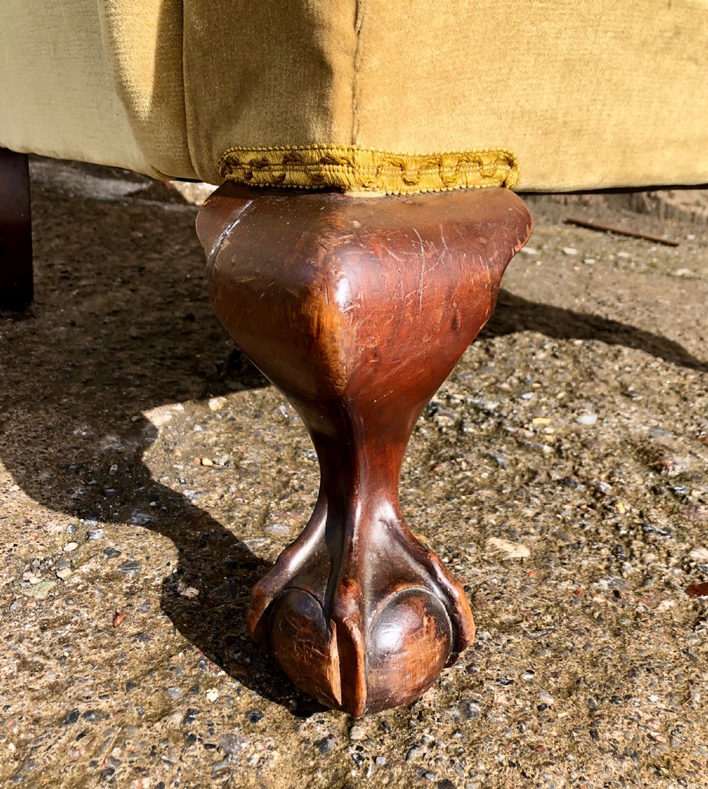 Large Antique Wing Armchair View IV