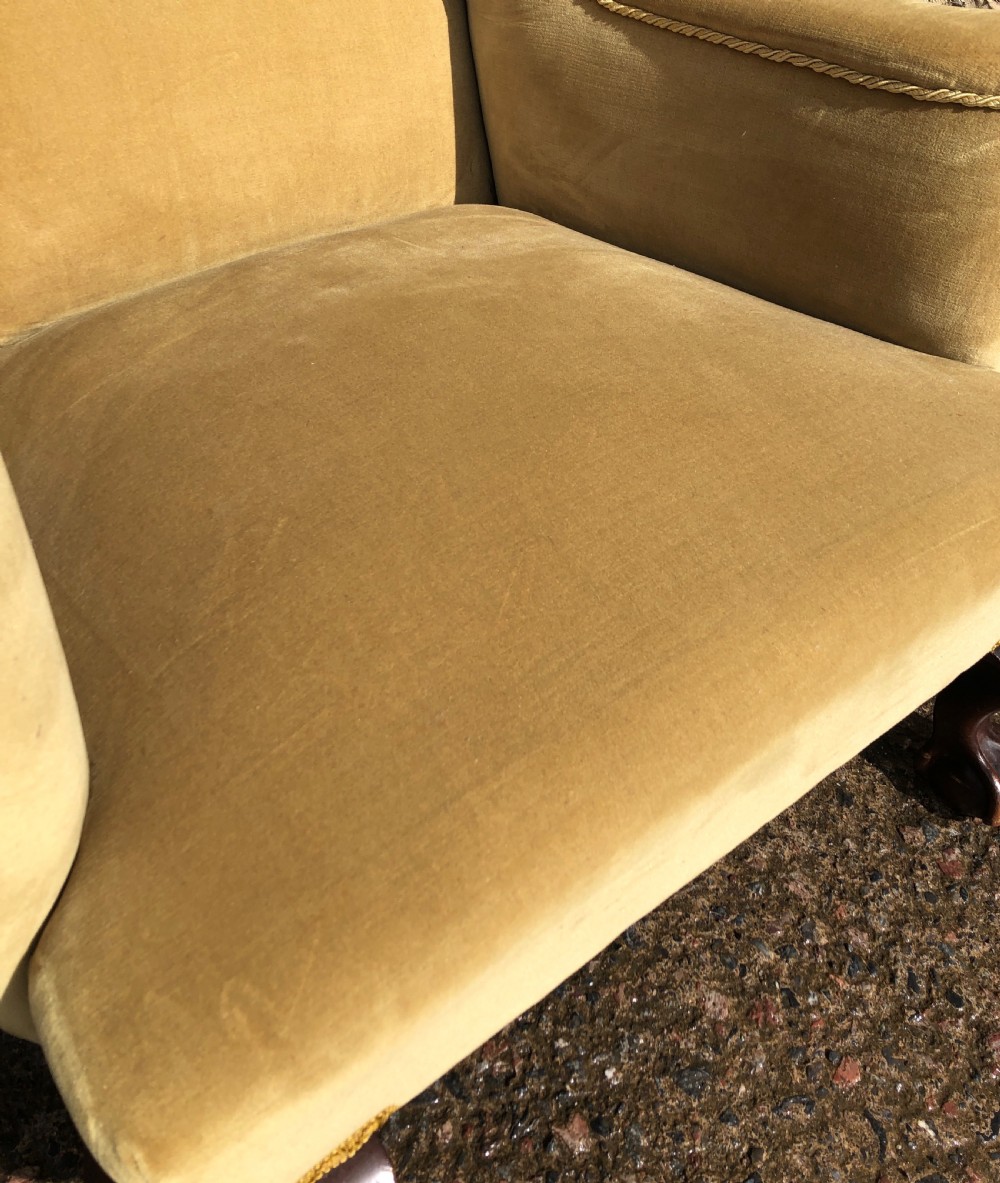 Large Antique Wing Armchair View XXII