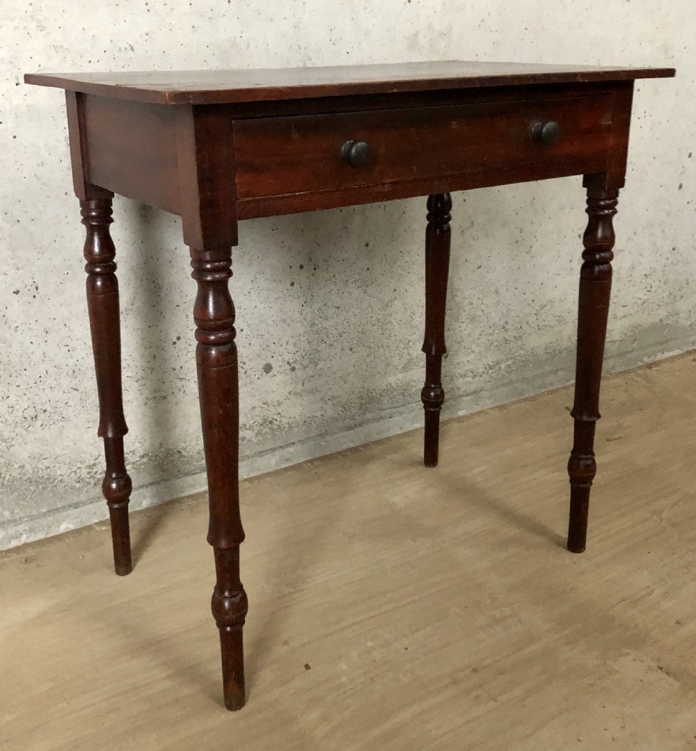 Victorian Pine Side Table in Original Painted Finish View IV