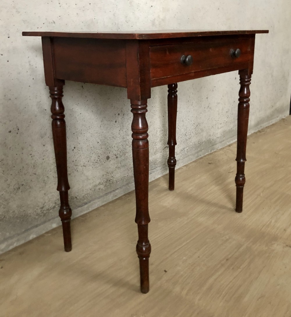 Victorian Pine Side Table in Original Painted Finish View V