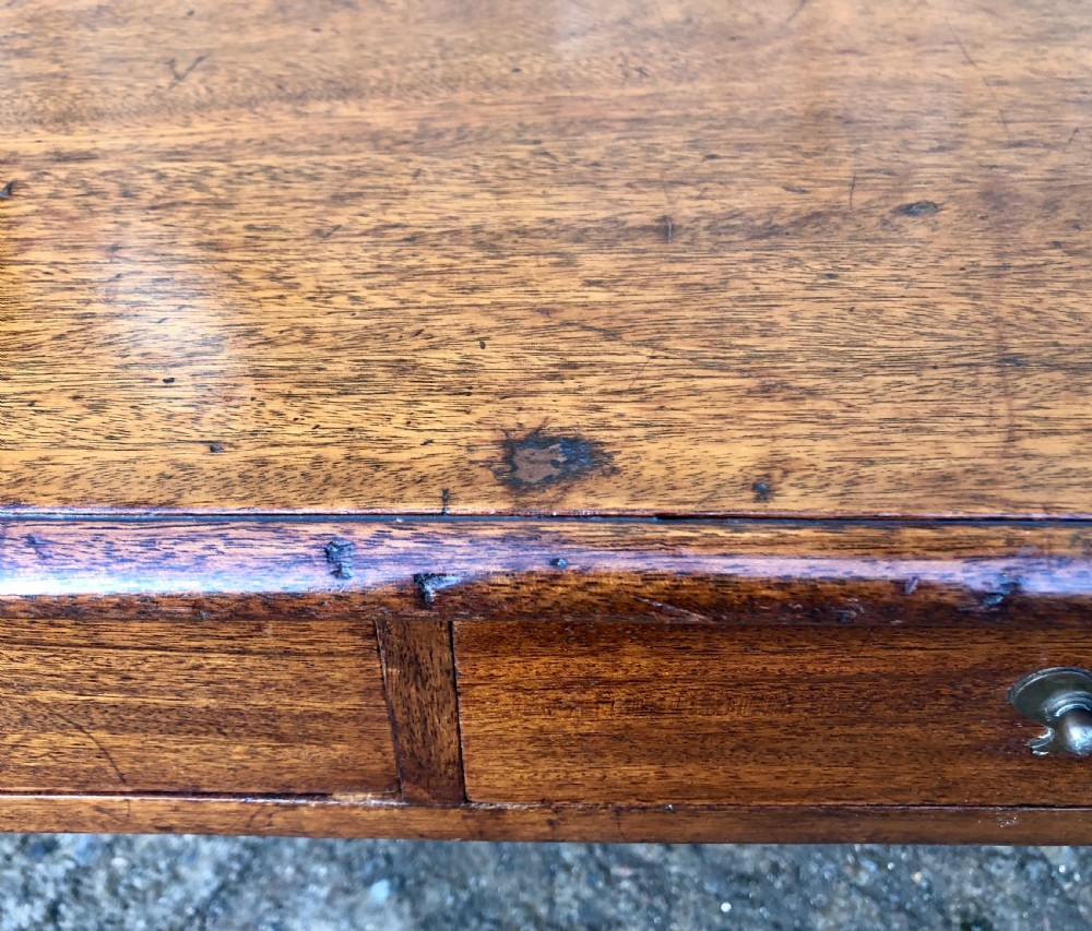 Antique Mahogany Two Drawer Side Table  View V