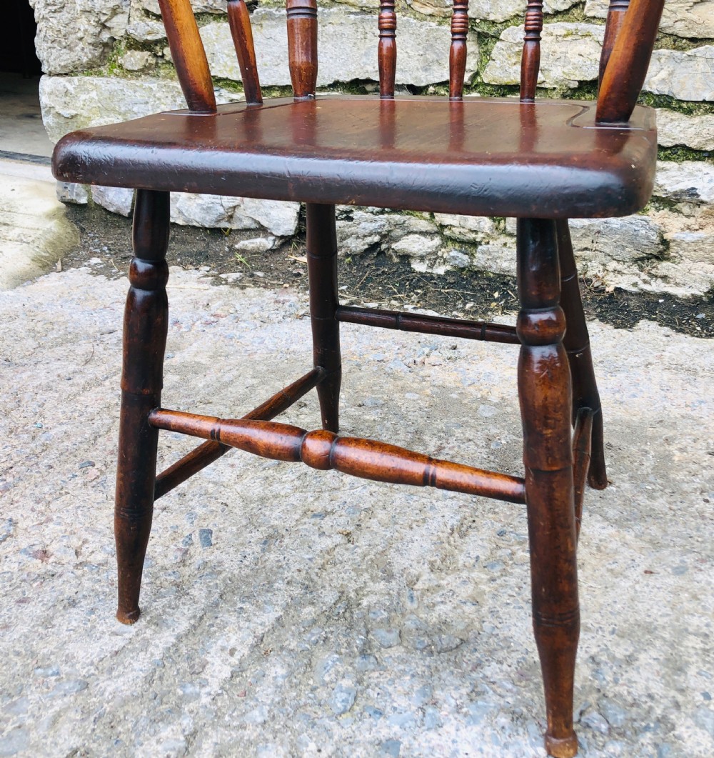 Unusual Antique Windsor Style Chair  View VI