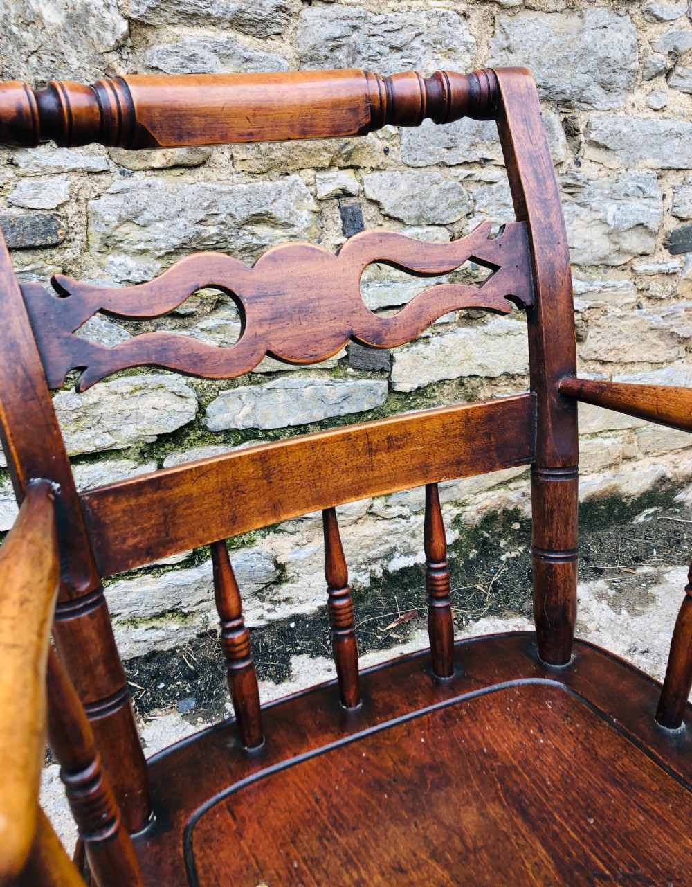 Unusual Antique Windsor Style Chair  View IX
