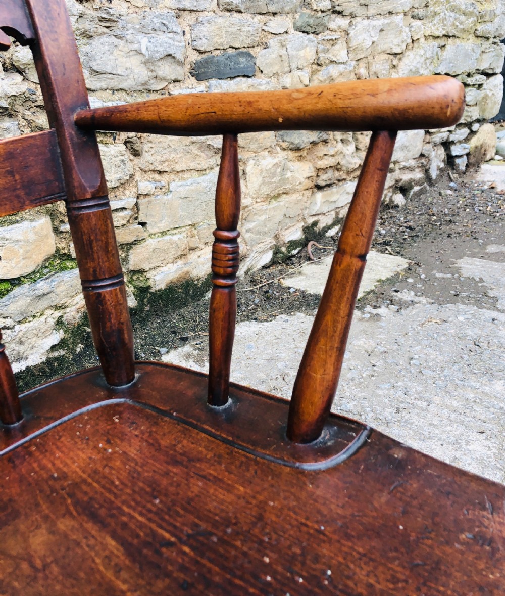 Unusual Antique Windsor Style Chair  View XII