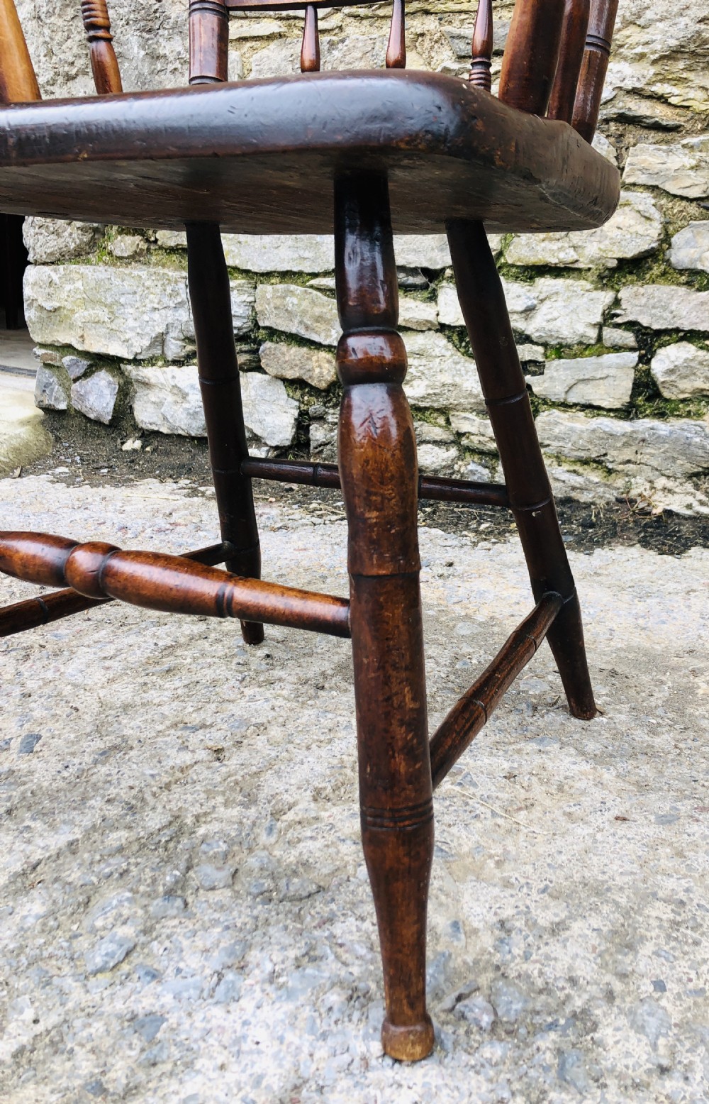 Unusual Antique Windsor Style Chair  View XIV