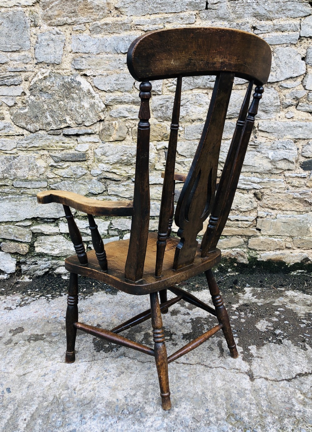 Antique Windsor Farmhouse Chair View V