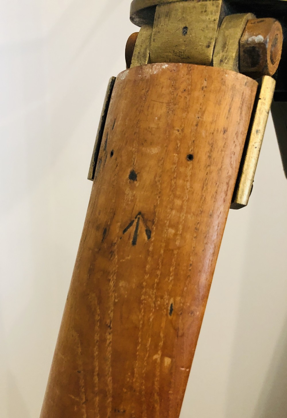 Antique Broadhurst Clarkson & Co Library Telescope on Military Tripod View VIII