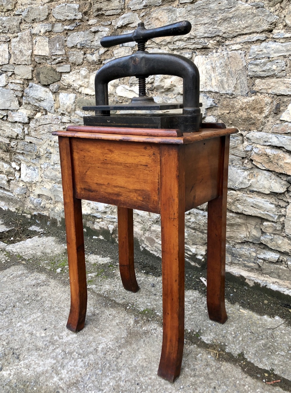 Antique Book Press and Table View XV
