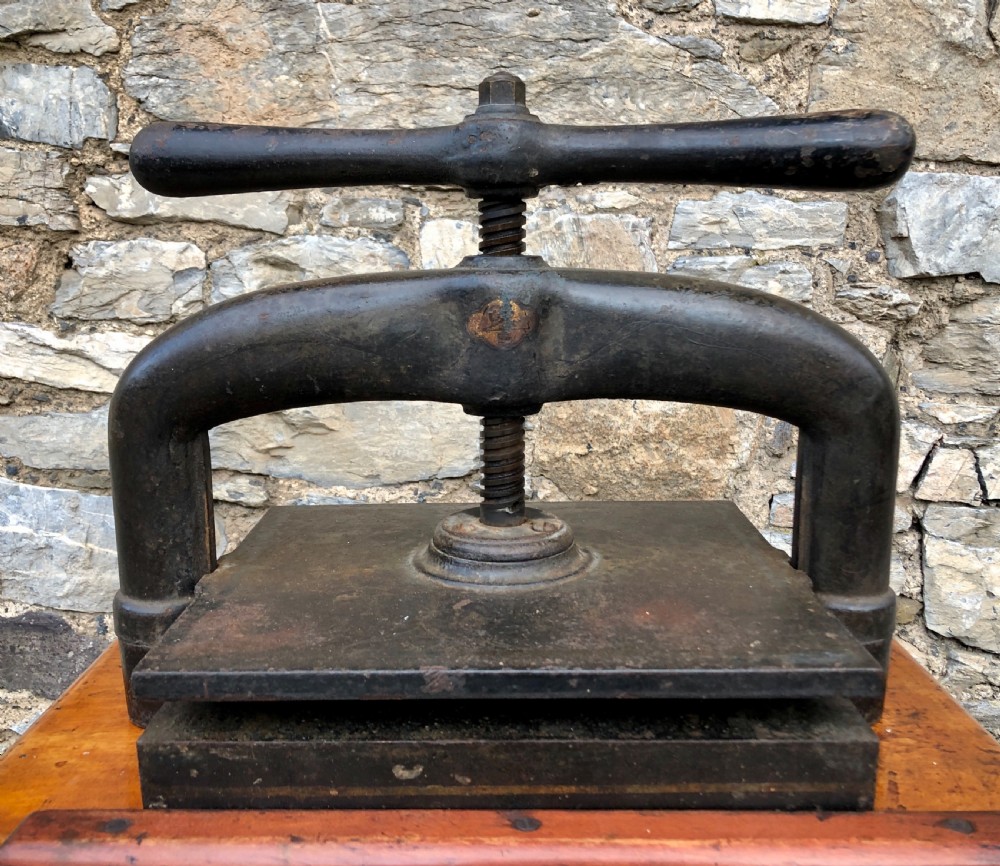Antique Book Press and Table View XVI