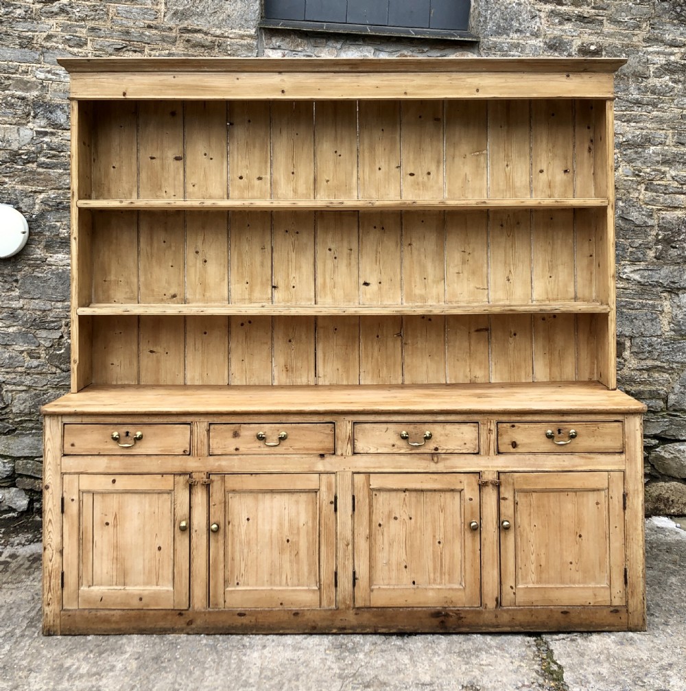 Huge Antique Georgian Pine Dresser