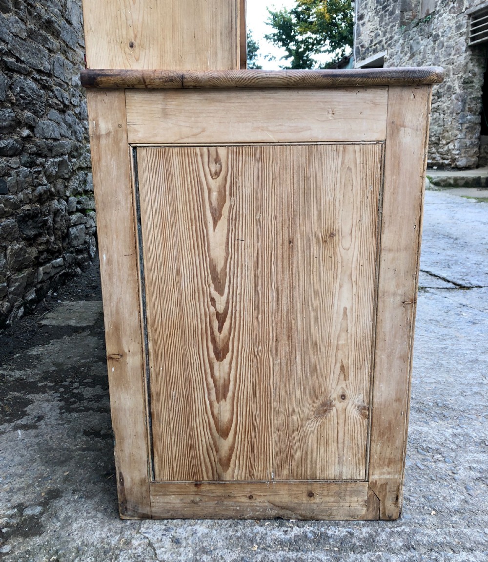 Huge Antique Georgian Pine Dresser View XVI