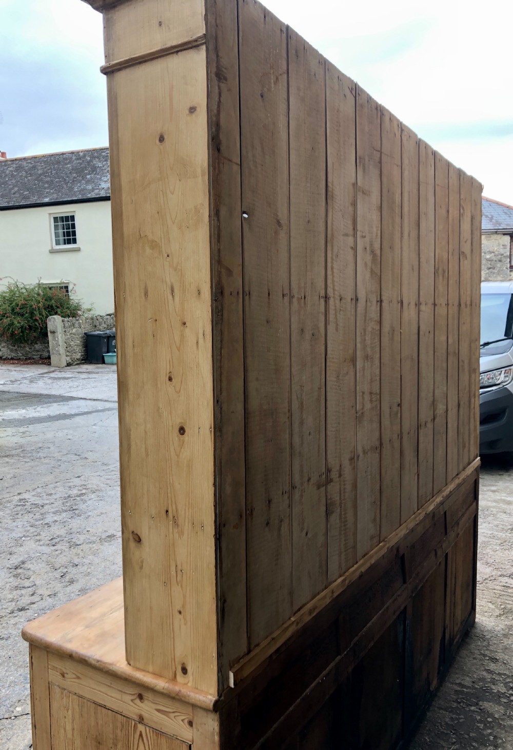 Huge Antique Georgian Pine Dresser View XXIV