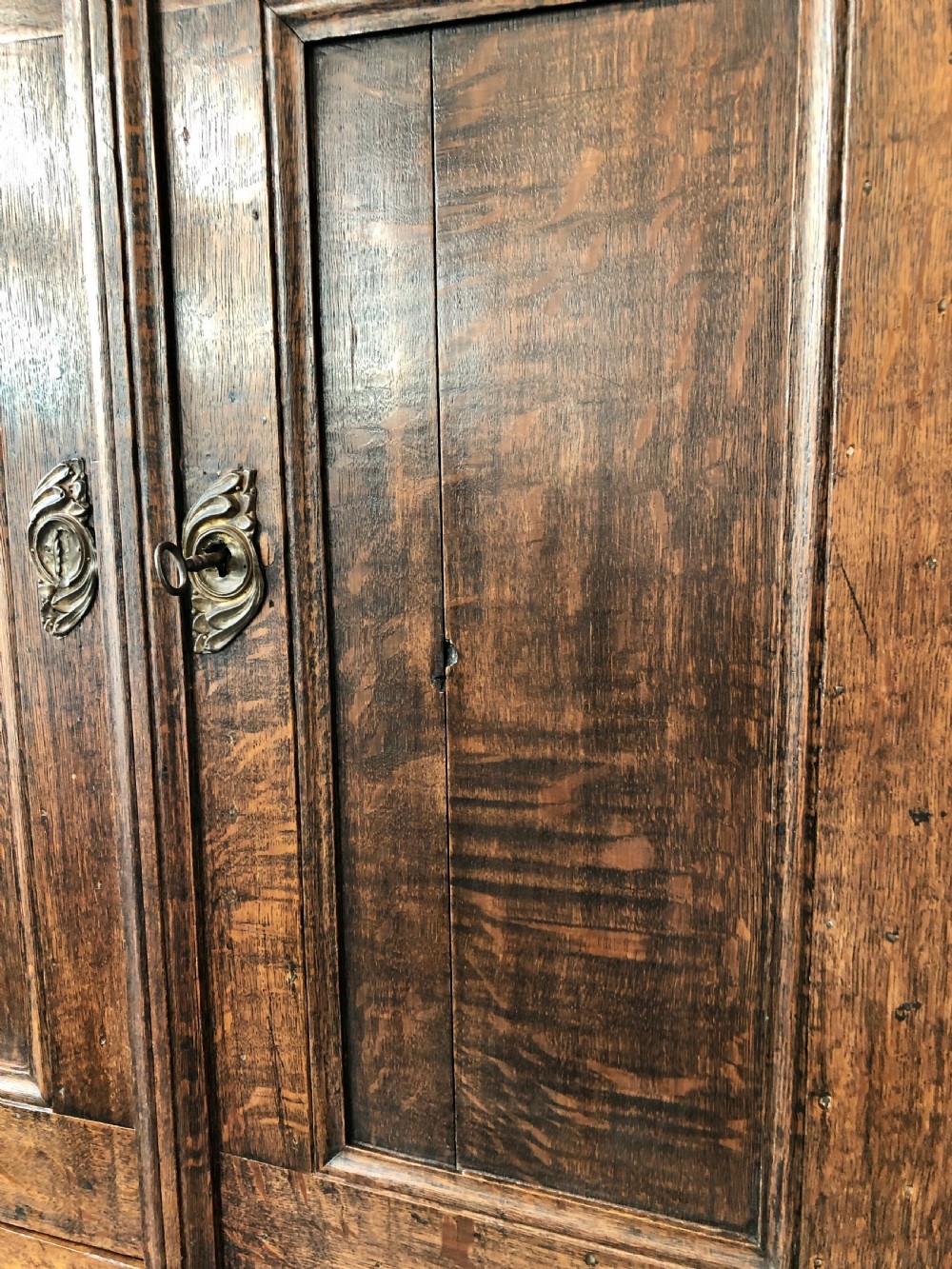Large Antique Oak Housekeepers Cupboard View IV