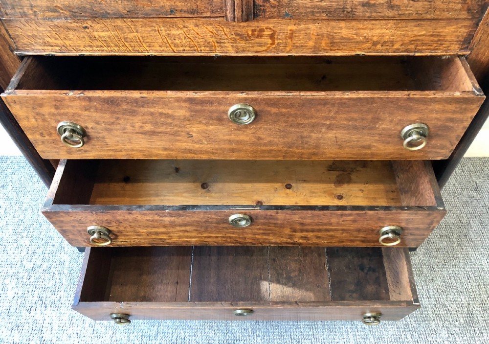 Large Antique Oak Housekeepers Cupboard View VII