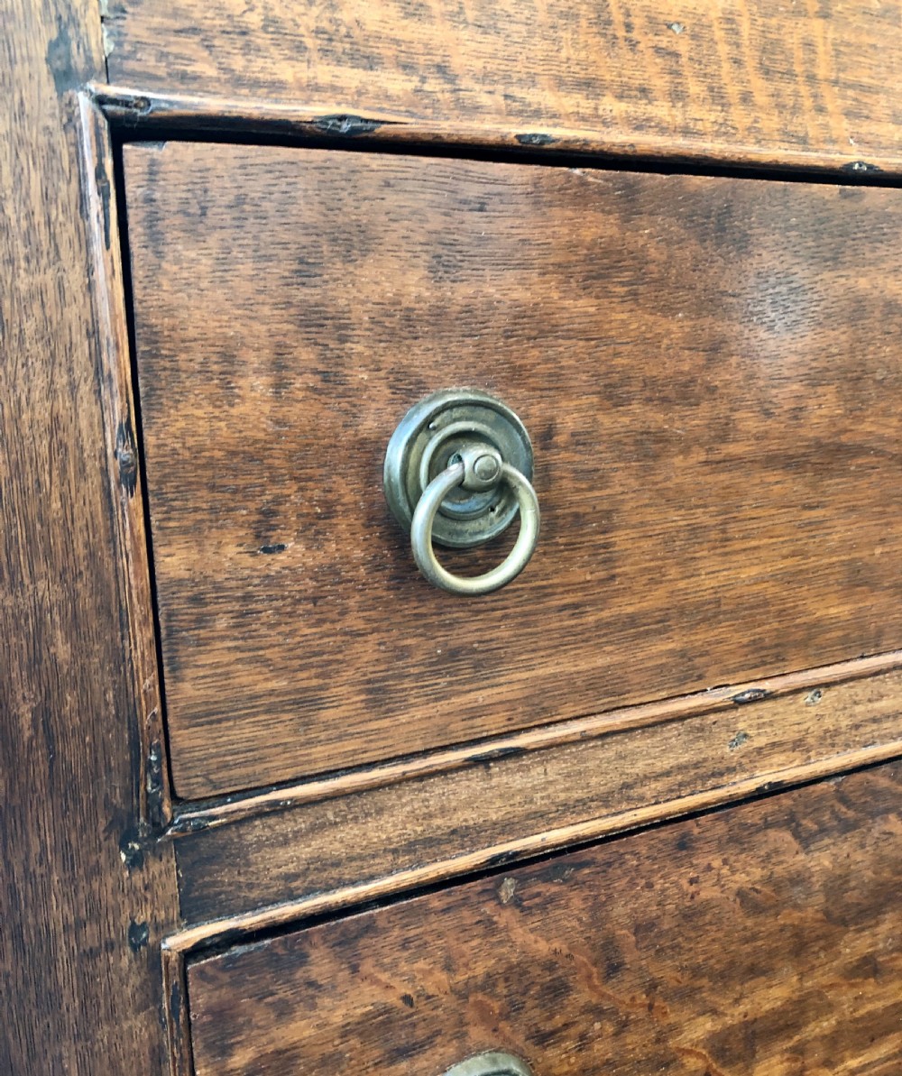 Large Antique Oak Housekeepers Cupboard View X