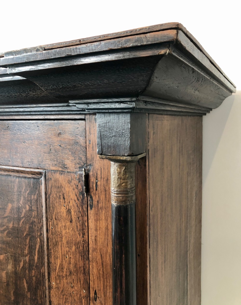 Large Antique Oak Housekeepers Cupboard View XII