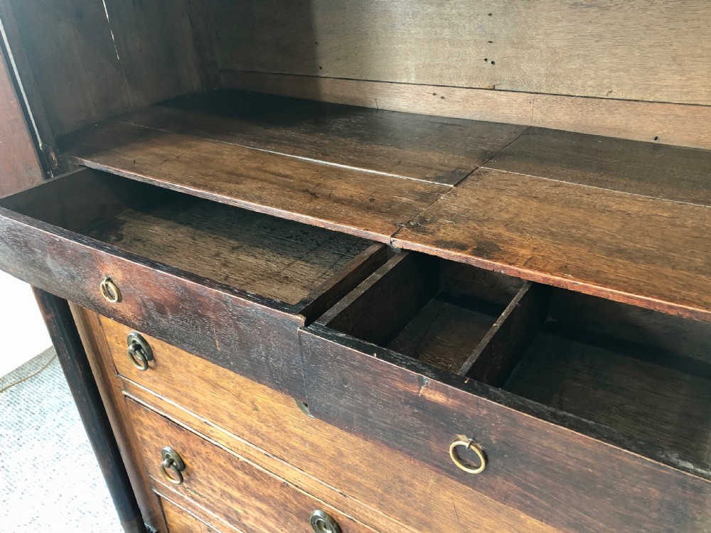 Large Antique Oak Housekeepers Cupboard View XVI