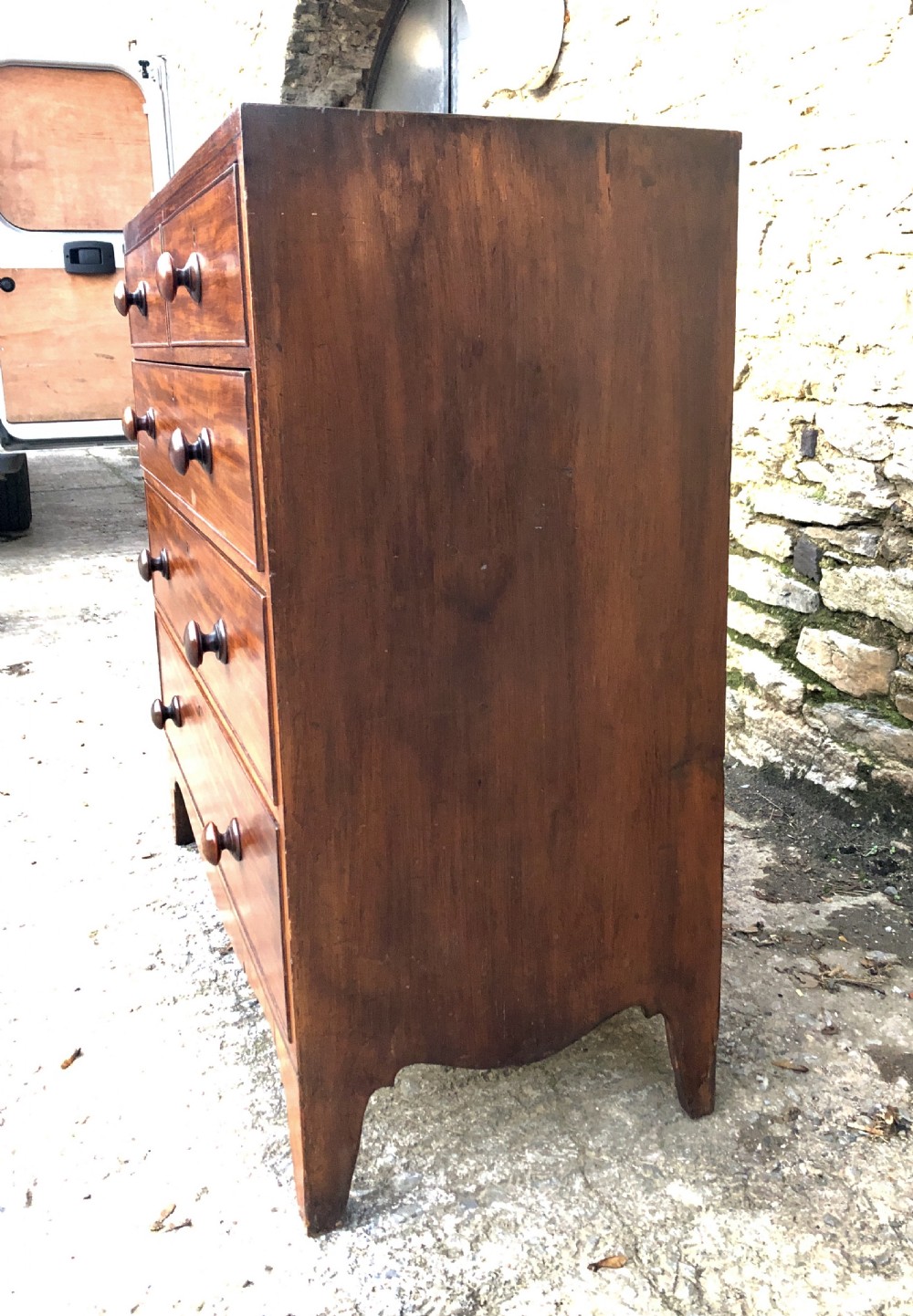 Regency Mahogany Chest of Drawers View IV