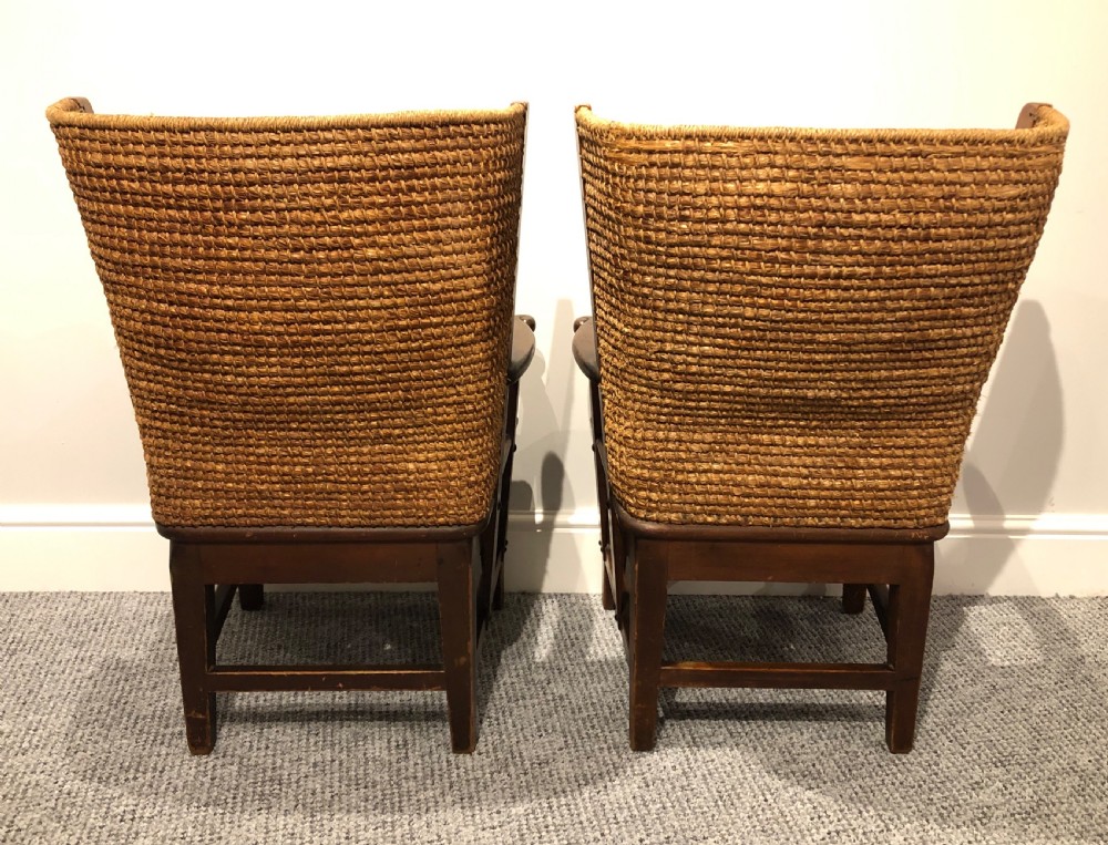 Pair of Small Antique Orkney Chairs  View III
