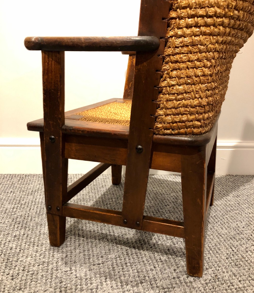 Pair of Small Antique Orkney Chairs  View IX