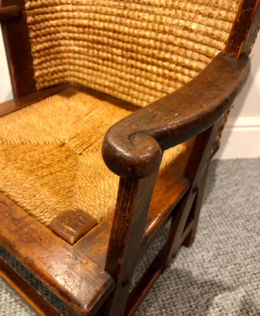 Pair of Small Antique Orkney Chairs  View XIII