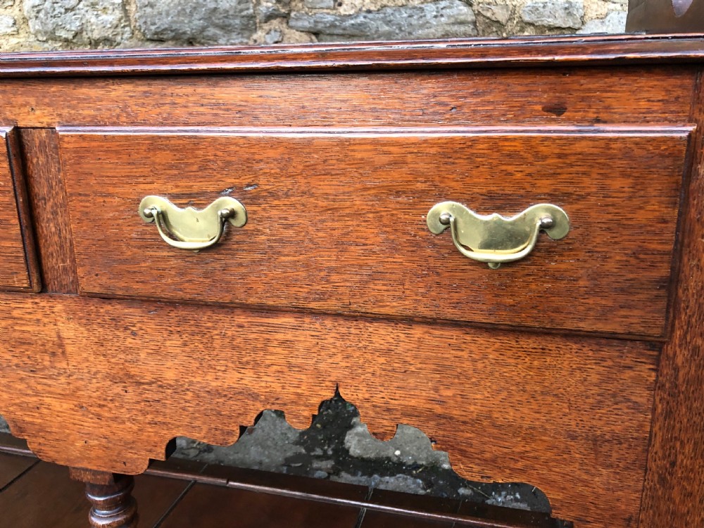 Antique Georgian Oak Potboard Dresser View VII