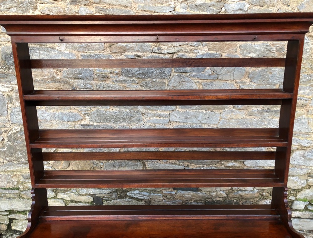 Antique Georgian Oak Potboard Dresser View XVII