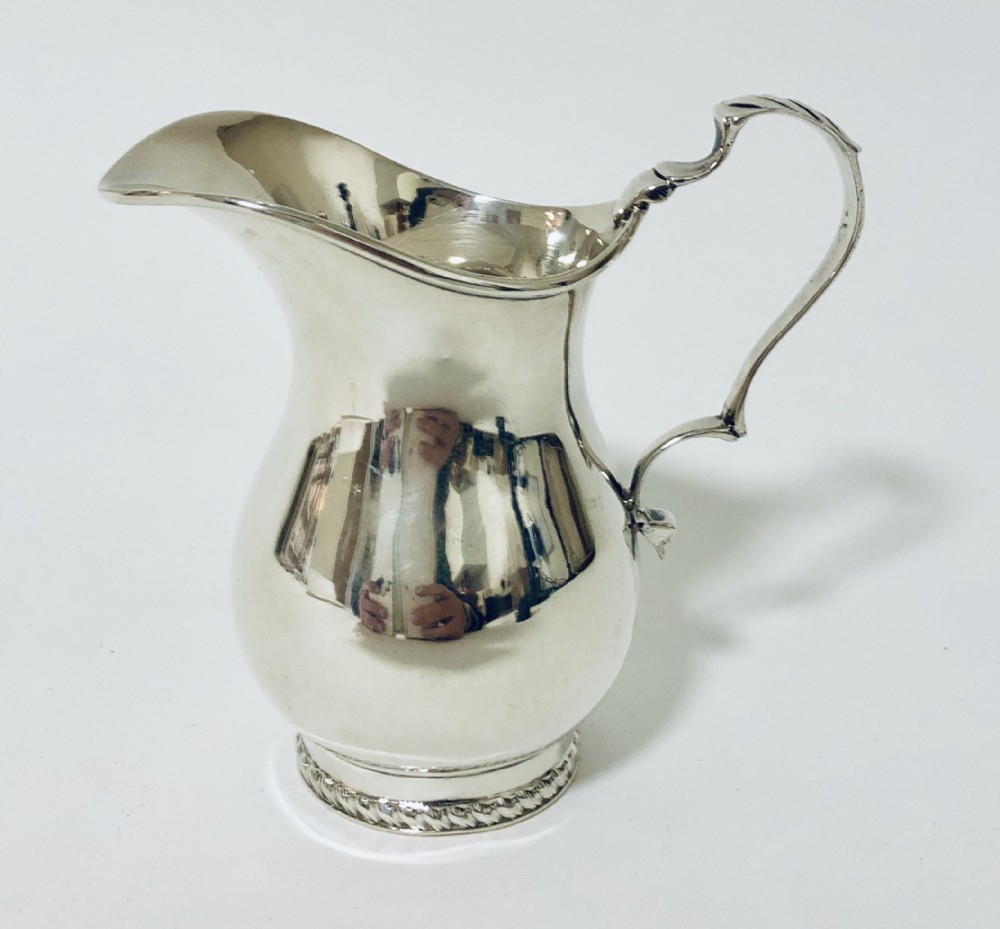 Antique Solid Sterling Silver Milk Cream Jug 1903 Chester