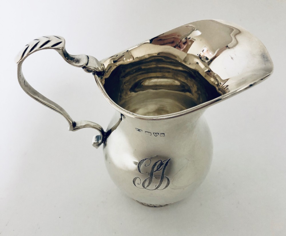 Antique Solid Sterling Silver Milk Cream Jug 1903 Chester View X